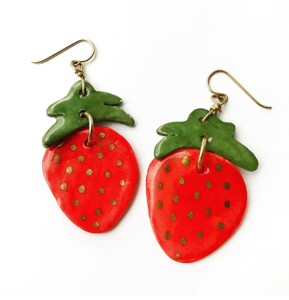 ippolita ferarri fragole strawberry earrings