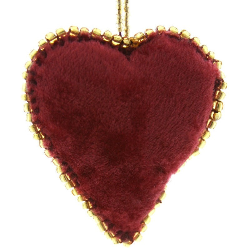 Velvet Heart Ornament
