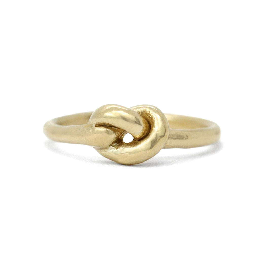 Amanda Hunt Jewelry Amore Ring Bronze Gold Love Knot Jill Lindsey Brooklyn New York