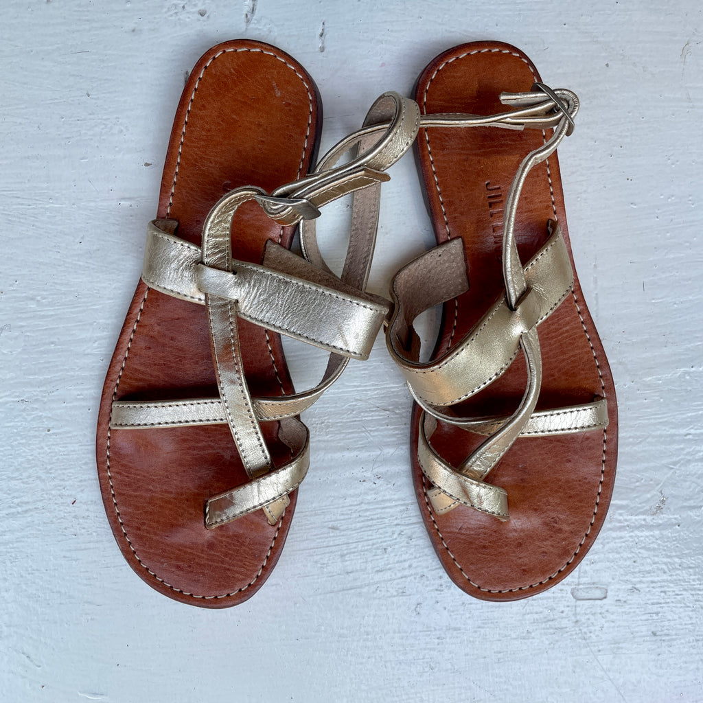 Molly Sandals in Gold